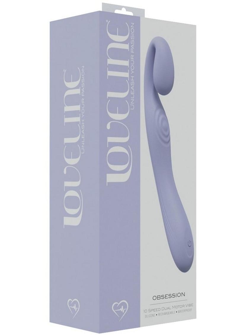 LoveLine Obsession Rechargeable Dual Motor Vibrator - Lavender
