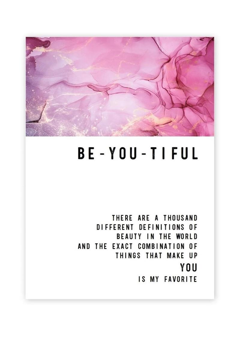 Warm Human Be-YOU-tiful Greeting Card