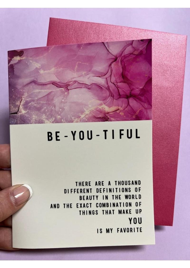 Warm Human Be-YOU-tiful Greeting Card