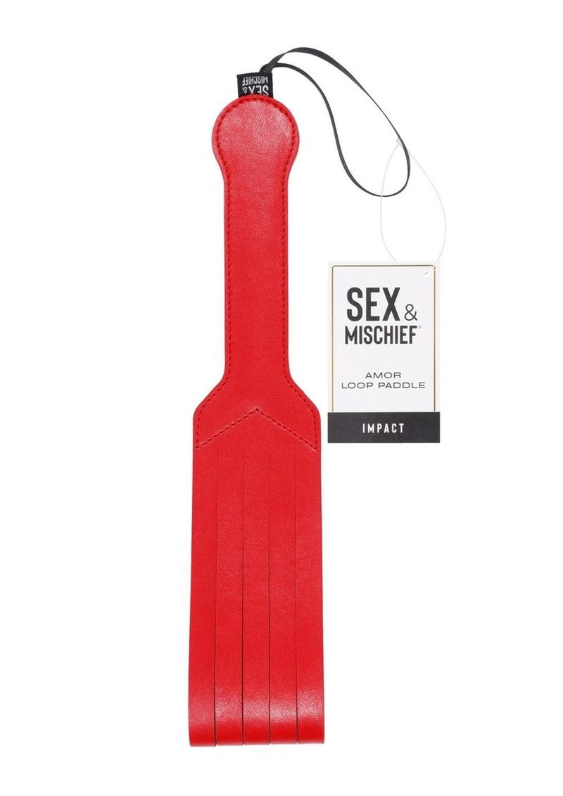 Sex and Mischief Amor Loop Paddle - Red
