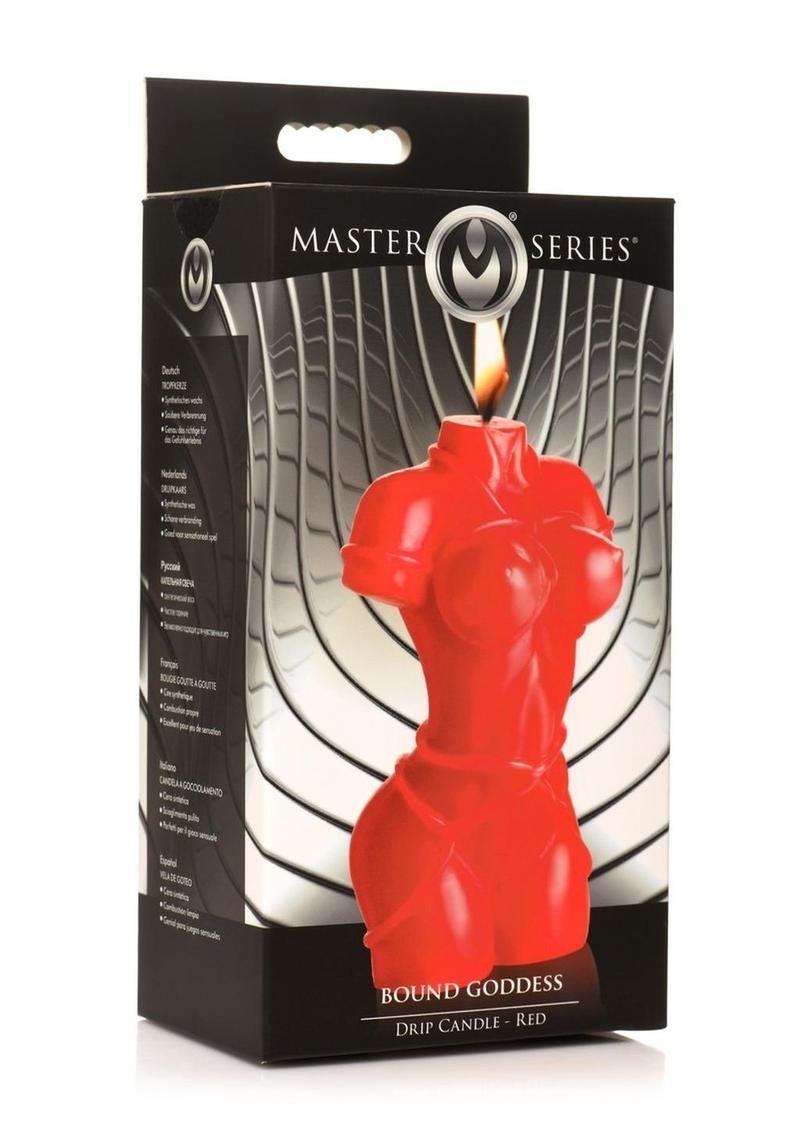 Master Series Bound Goddess Drip Candle - Red