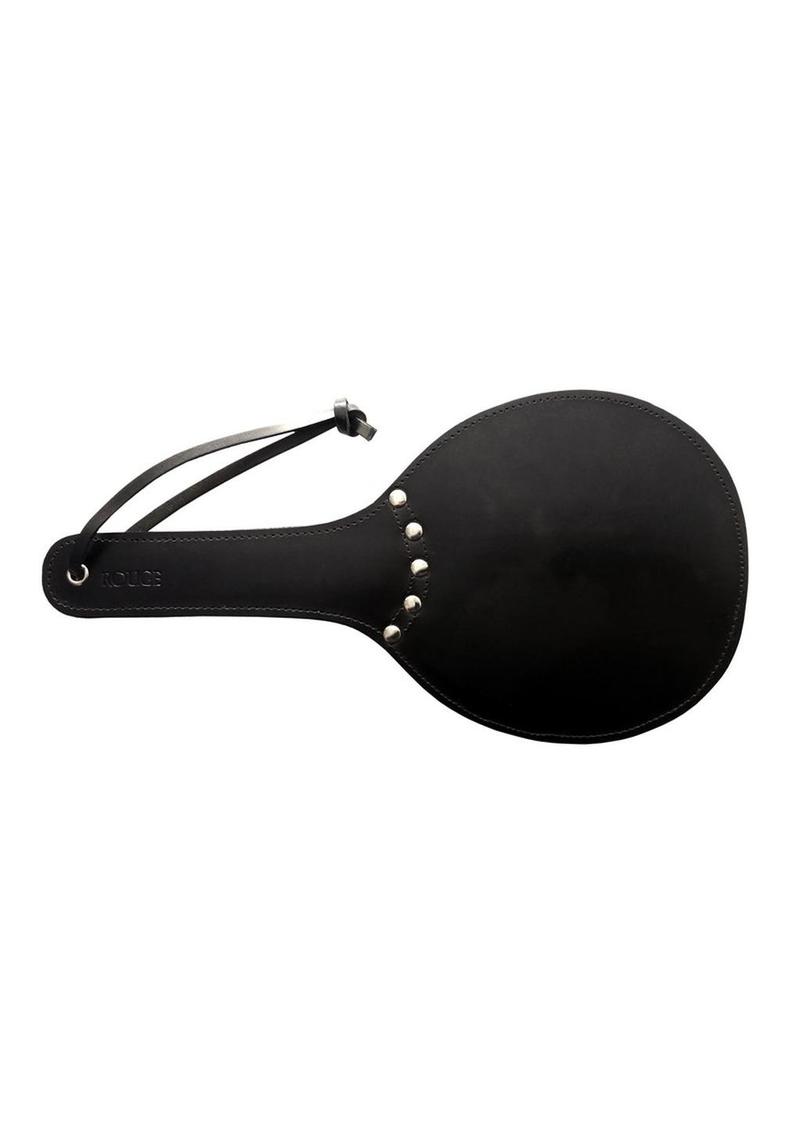 Padded Leather Ping Pong Paddle - Red/Black