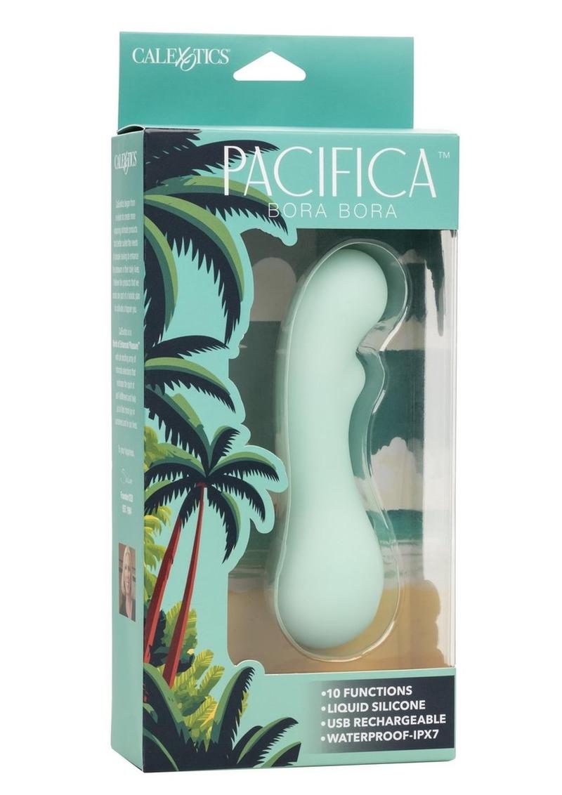Pacifica Bora Bora Rechargeable Silicone Vibrator - Green