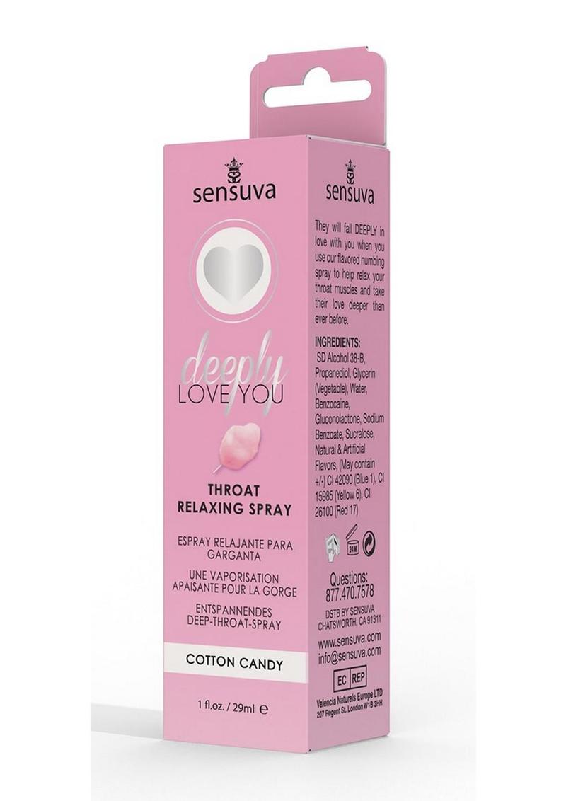 Deeply Love You Throat Relaxing Spray Cotton Candy 1oz