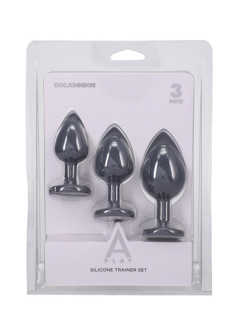 A-Play Silicone Anal Trainer Set - Gray