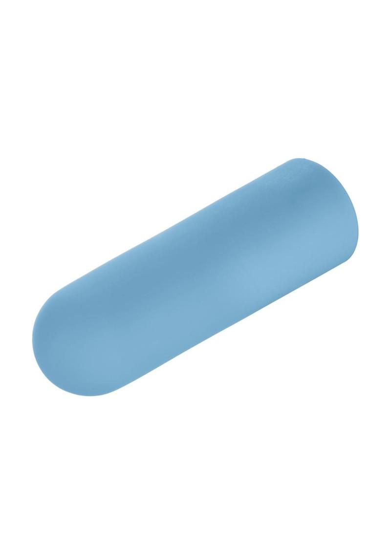 Turbo Buzz Rechargeable Rounded Mini Bullet - Blue