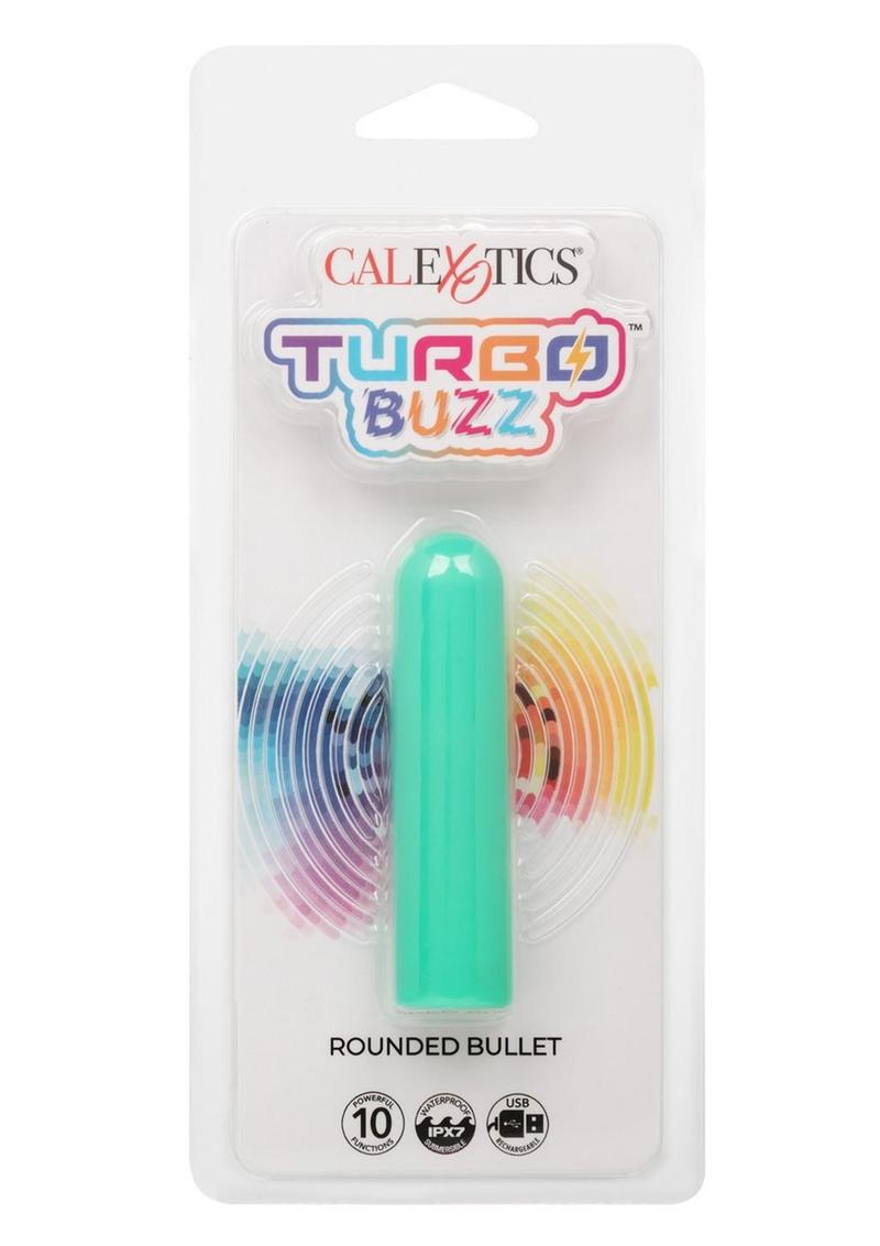 Turbo Buzz Rechargeable Rounded Bullet - Green