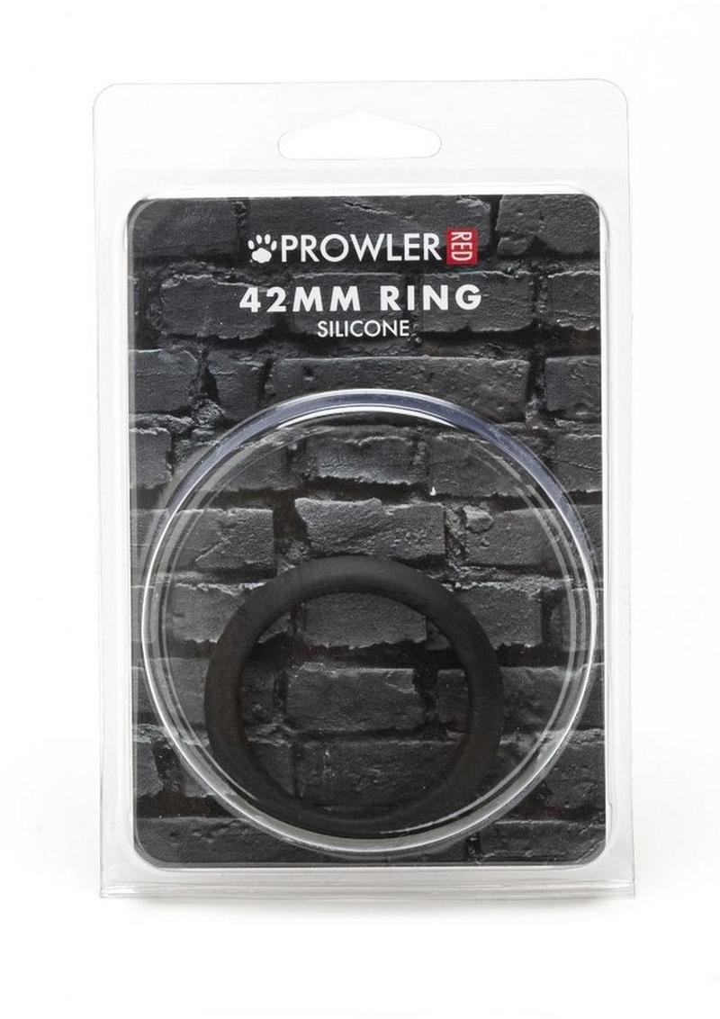 Prowler RED Silicone 42mm Cock Ring - Black