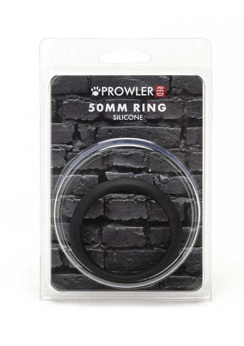 Prowler RED Silicone 50mm Cock Ring - Black
