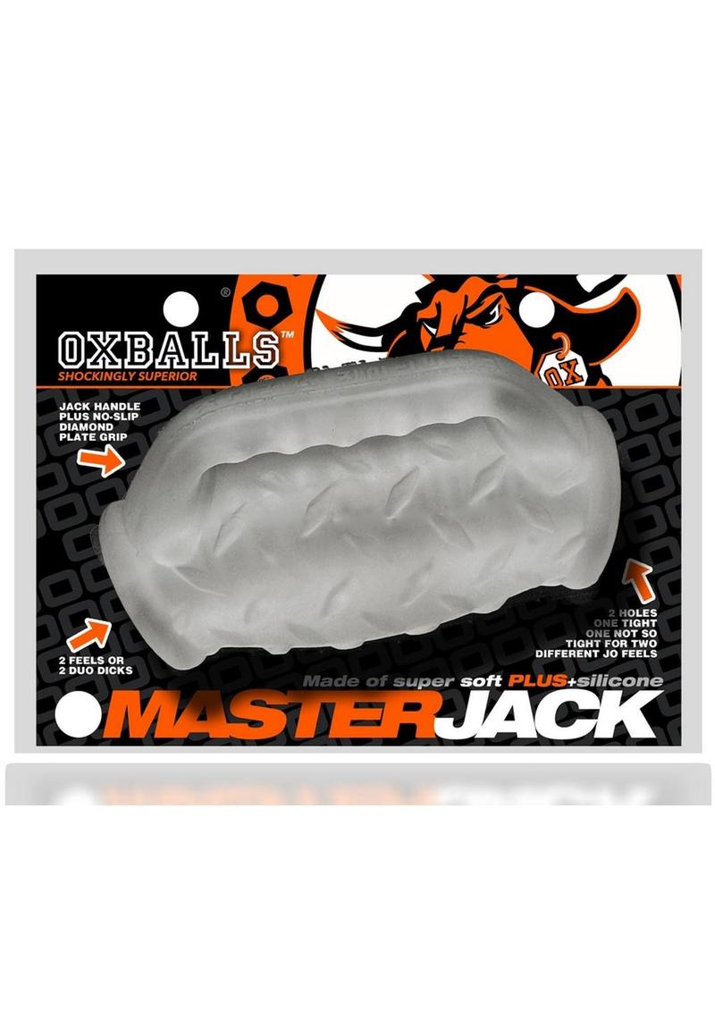 Masterjack Double Penetrator JO - Clear Ice