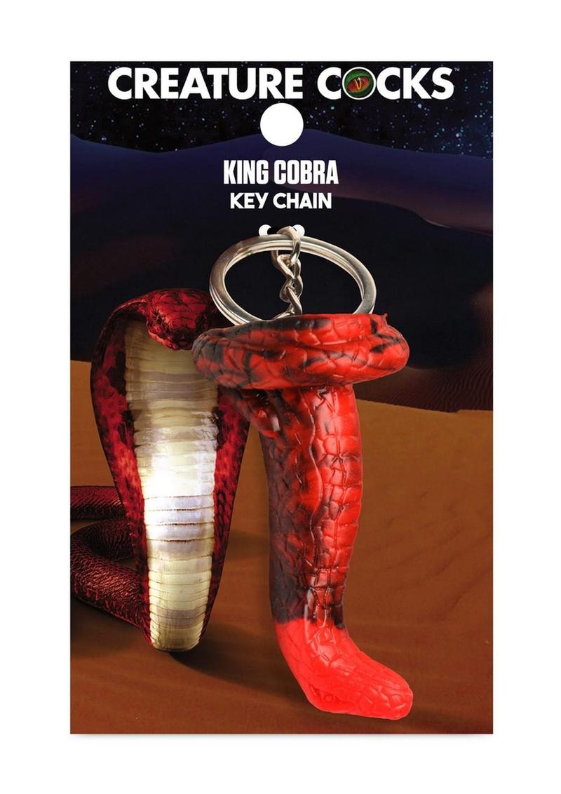Creature Cocks King Cobra Keychain - Red