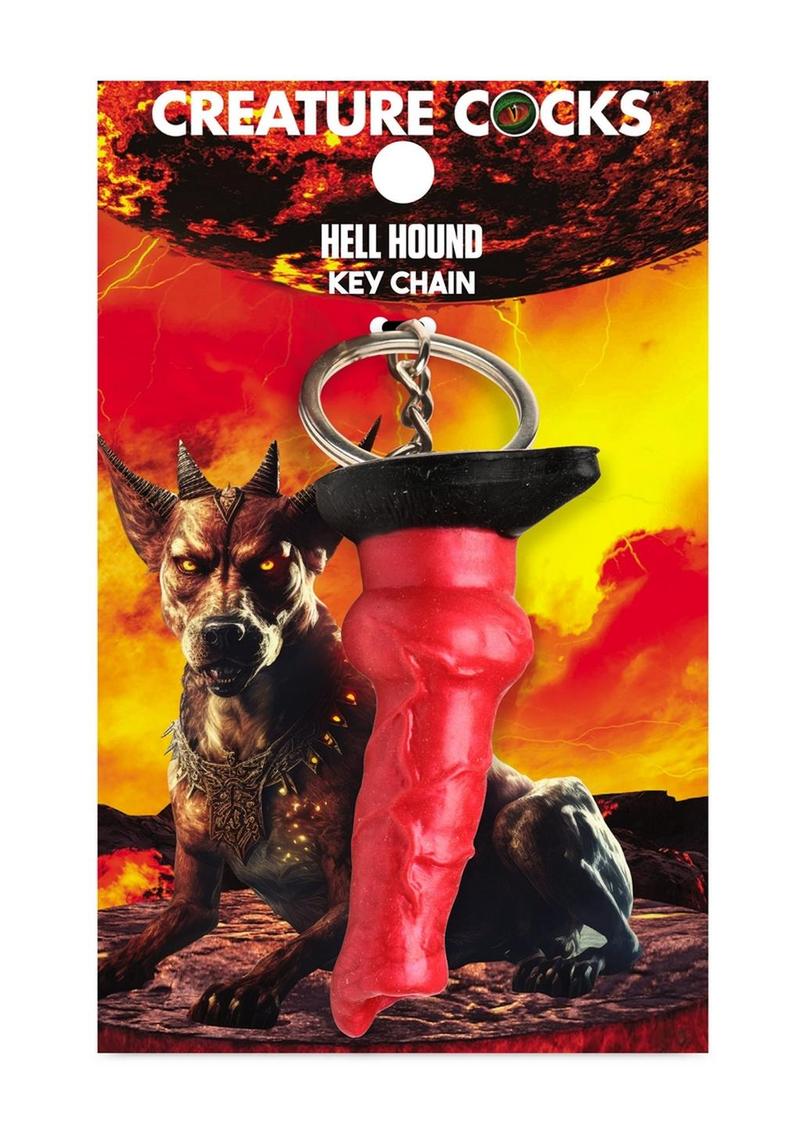 Creature Cocks Hell-Hound Keychain - Red