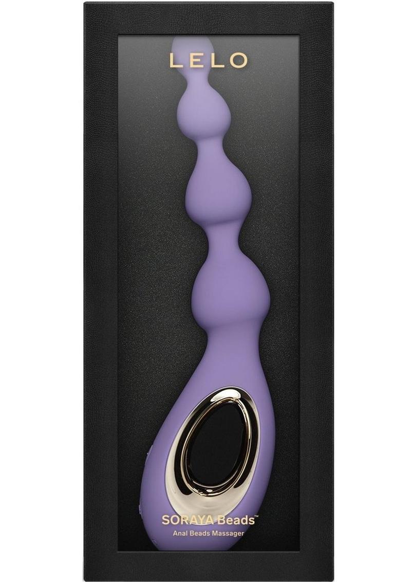 Soraya Rechargeable Silicone Anal Beads - Violet Dusk
