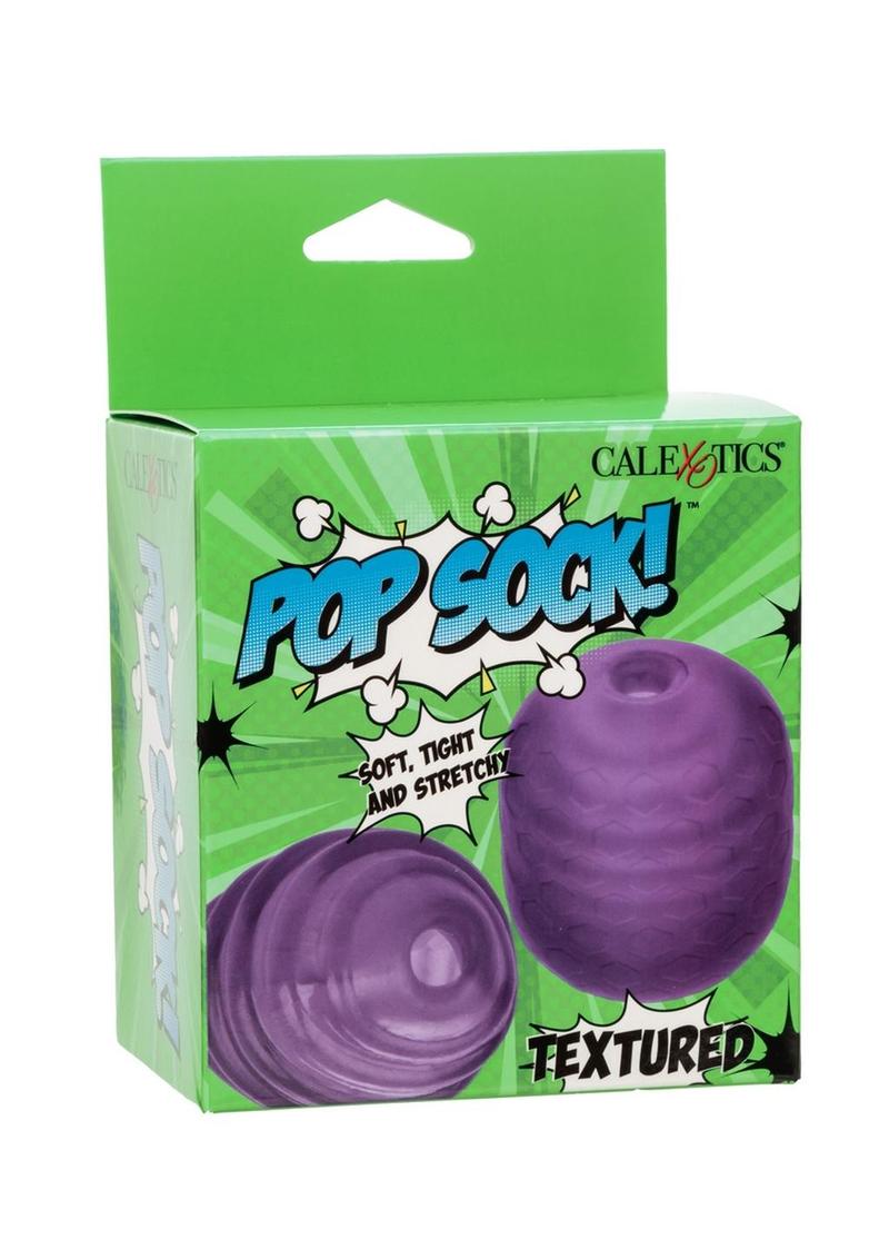 Pop Sock Textured Stroker - Purple