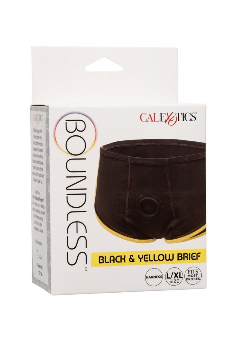 Boundless Black and Yellow Brief - Large/XLarge