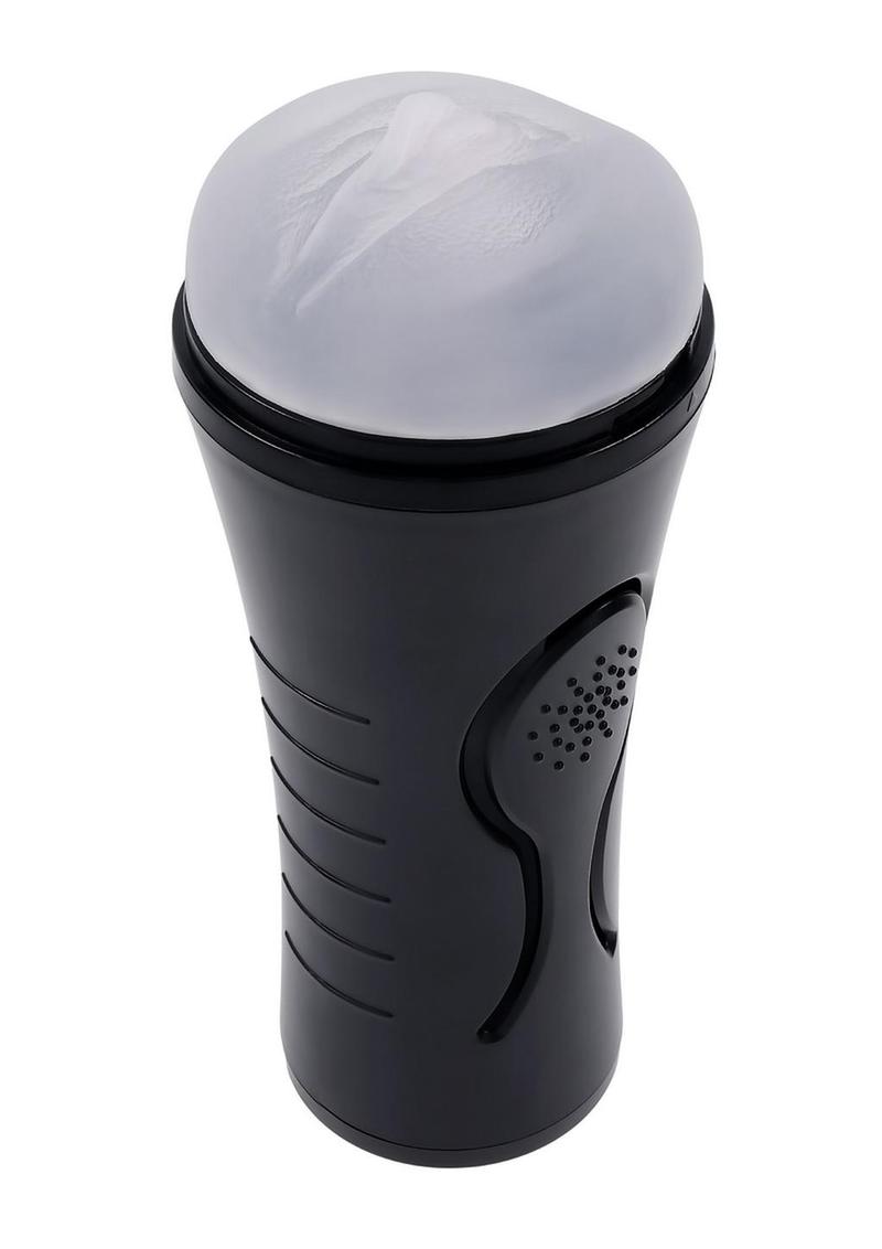 Zero Tolerance Hold Tight Rechargeable Stroker - Black/Clear