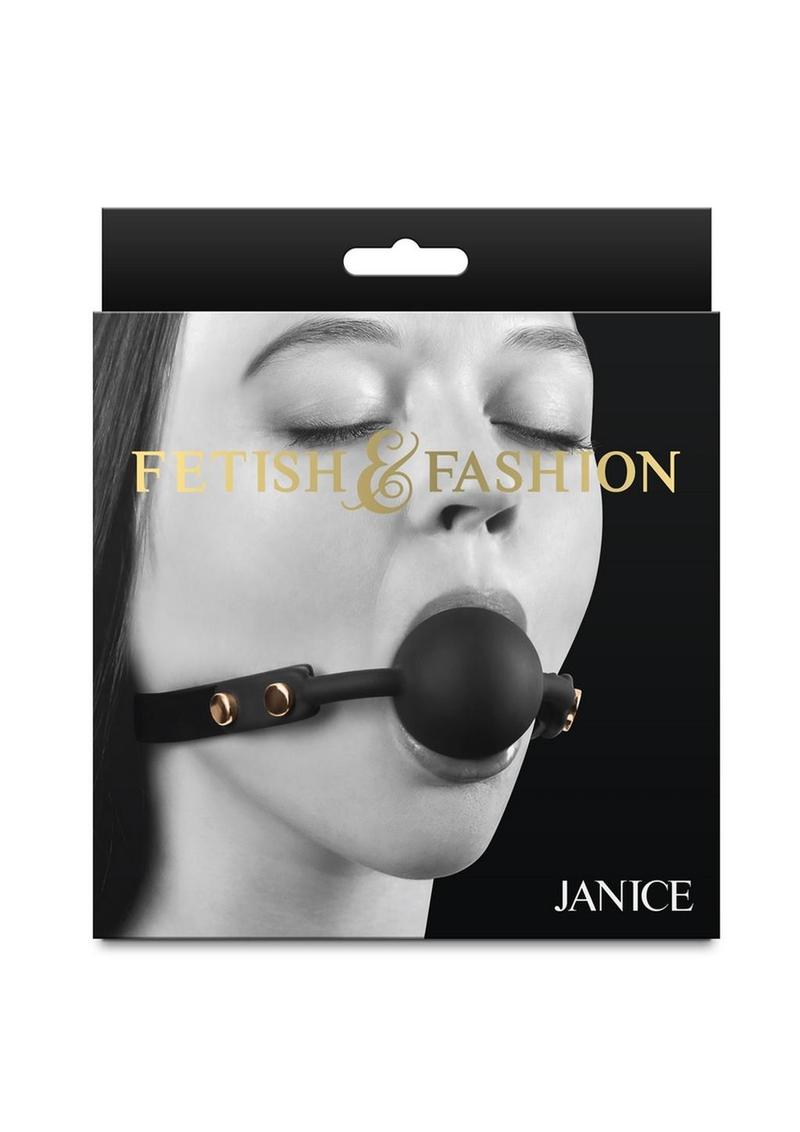 Fetish and Fashion Janice Ball Gag - Black