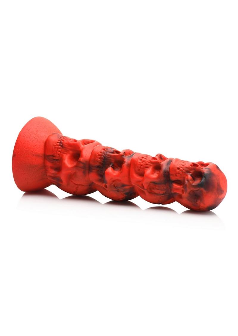 Creature Cocks Doom Silicone Dildo - Red/Black