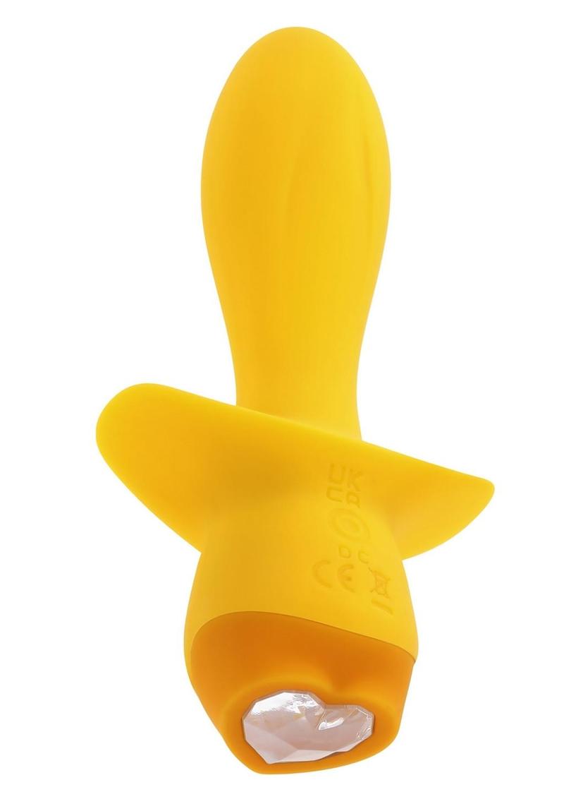 Selopa Mellow Yellow Rechargeable Silicone Vibrating Plug - Yellow