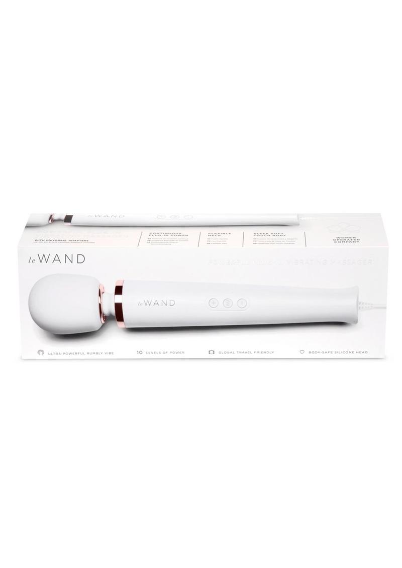 Le Wand Plug-in Massager - Sky White