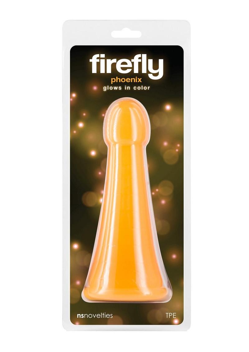 Firefly Phoenix Glow in The Dark Dildo - Orange