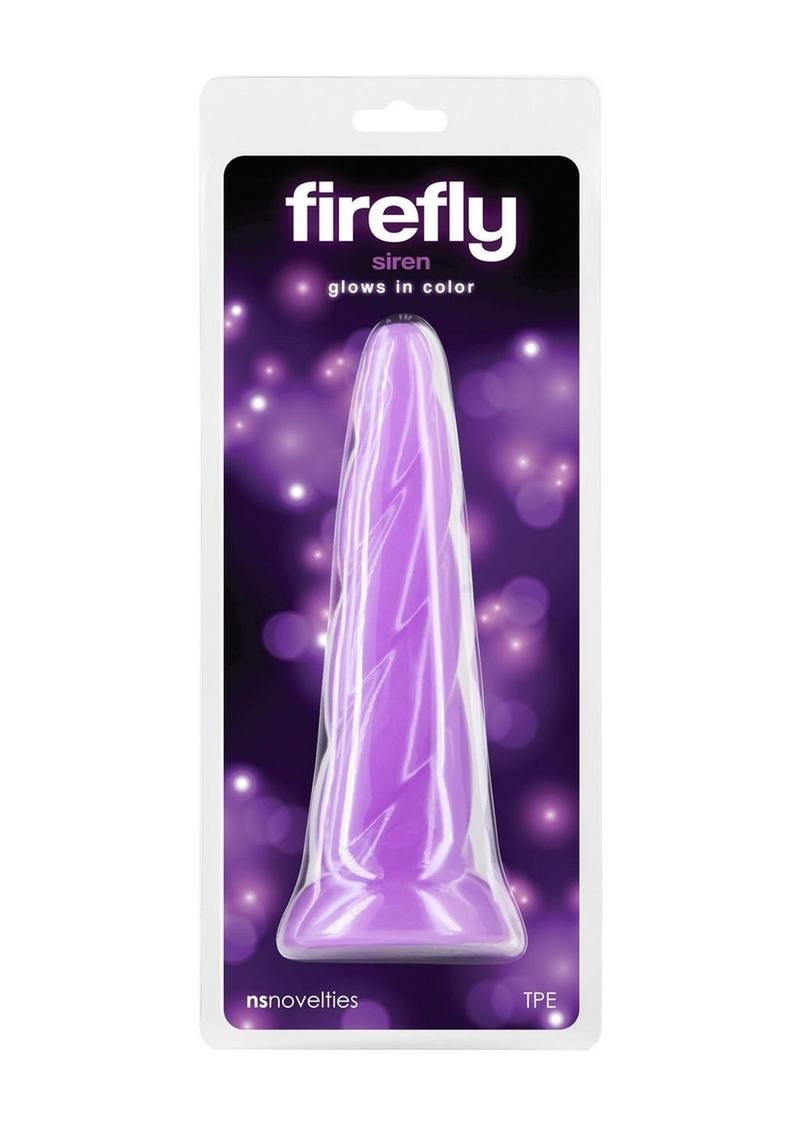 Firefly Siren Glow in The Dark Dildo - Purple