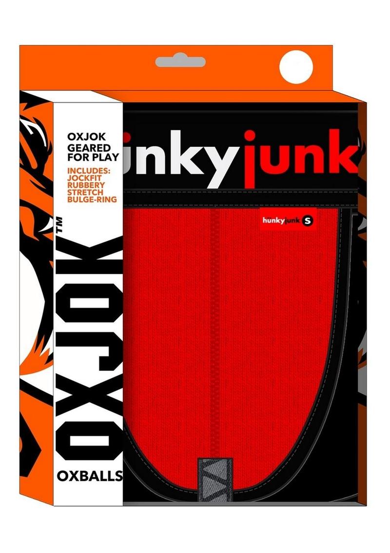 Hunker Comfy Pouch Slider-Strap Jock - Red Hot - XLarge