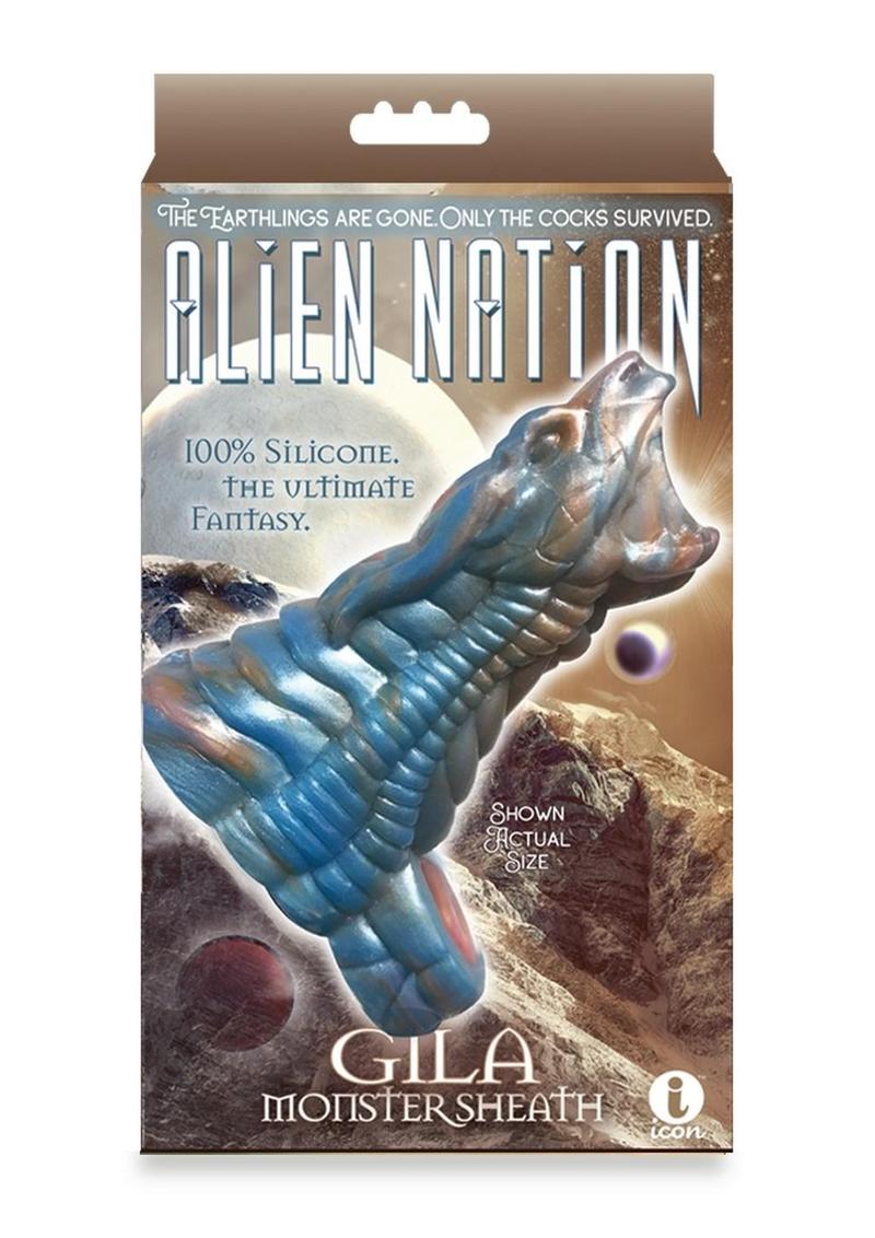 Alien Nation Gila Silicone Sheath - Blue/Gold