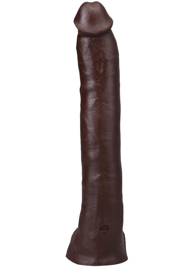 Signature Cocks Ultraskyn Hollywood Cash Dildo with Removable Suction Cup 11in - Chocolate