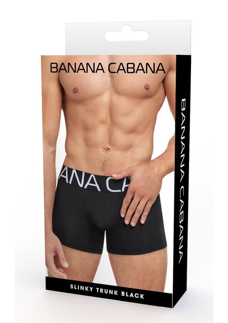 Banana Cabana Trunks - Medium/Large - Black