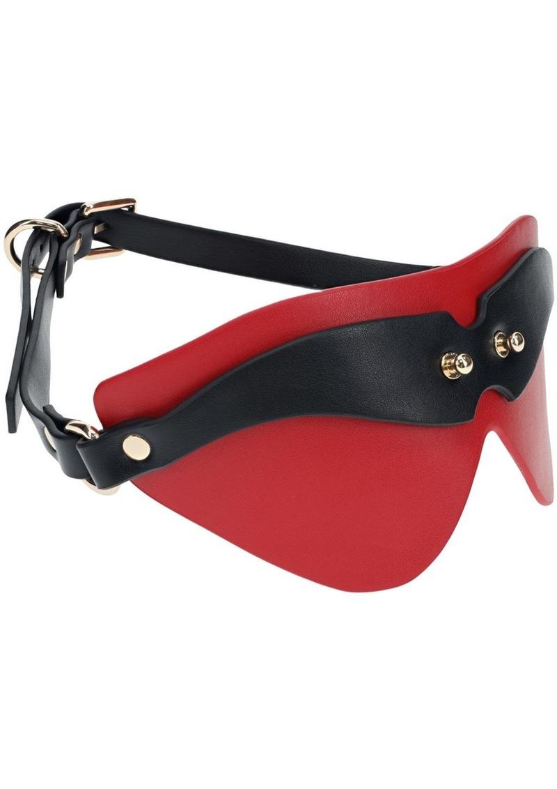 Ouch! Milan Collection Blindfold - Black/Red