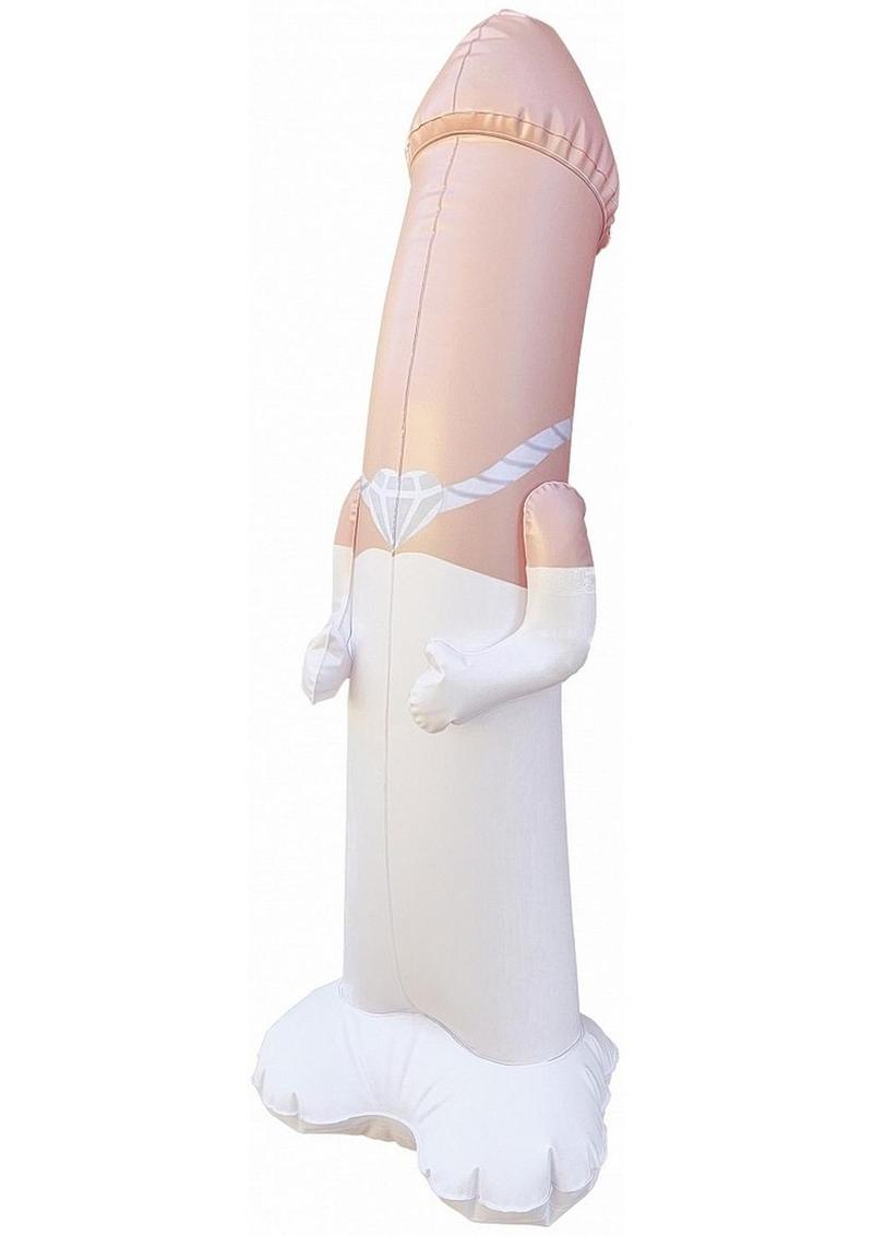 S-Line The Dickheads Bride Bop Bag - Vanilla