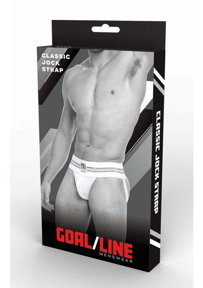 Goal Line Class Jockstrap - Large/XLarge - White