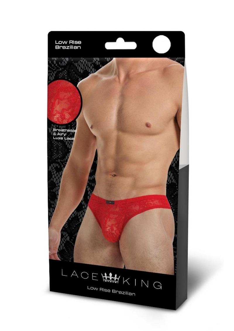 Lace King Lace Bikini - Large/XLarge - Red