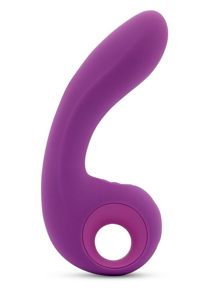 Nu Sensuelle Raine Nubii Rechargeable Silicone G-Spot Tapping Vibrator - Purple