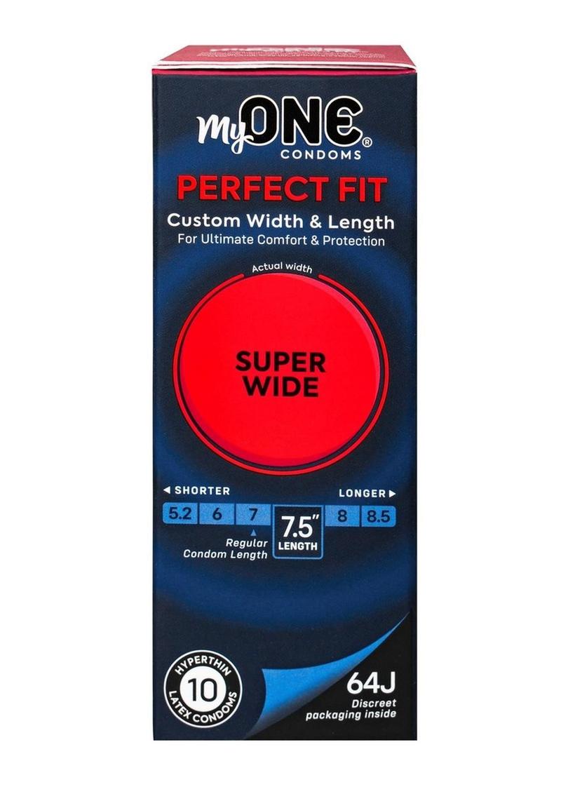 My ONE Super Wide Condoms 10 Pack