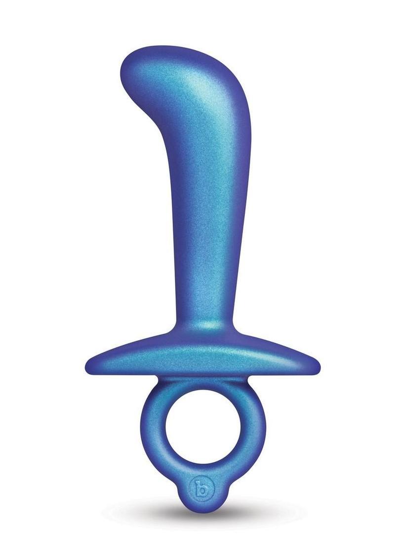B-Vibe Butties Thumb Silicone Prostate Plug - Navy Blue