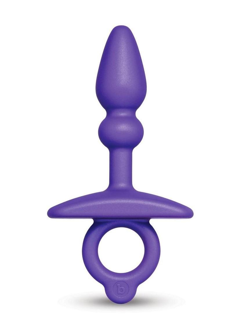 B Vibe Butties Dart Silicone Anal Plug Purple