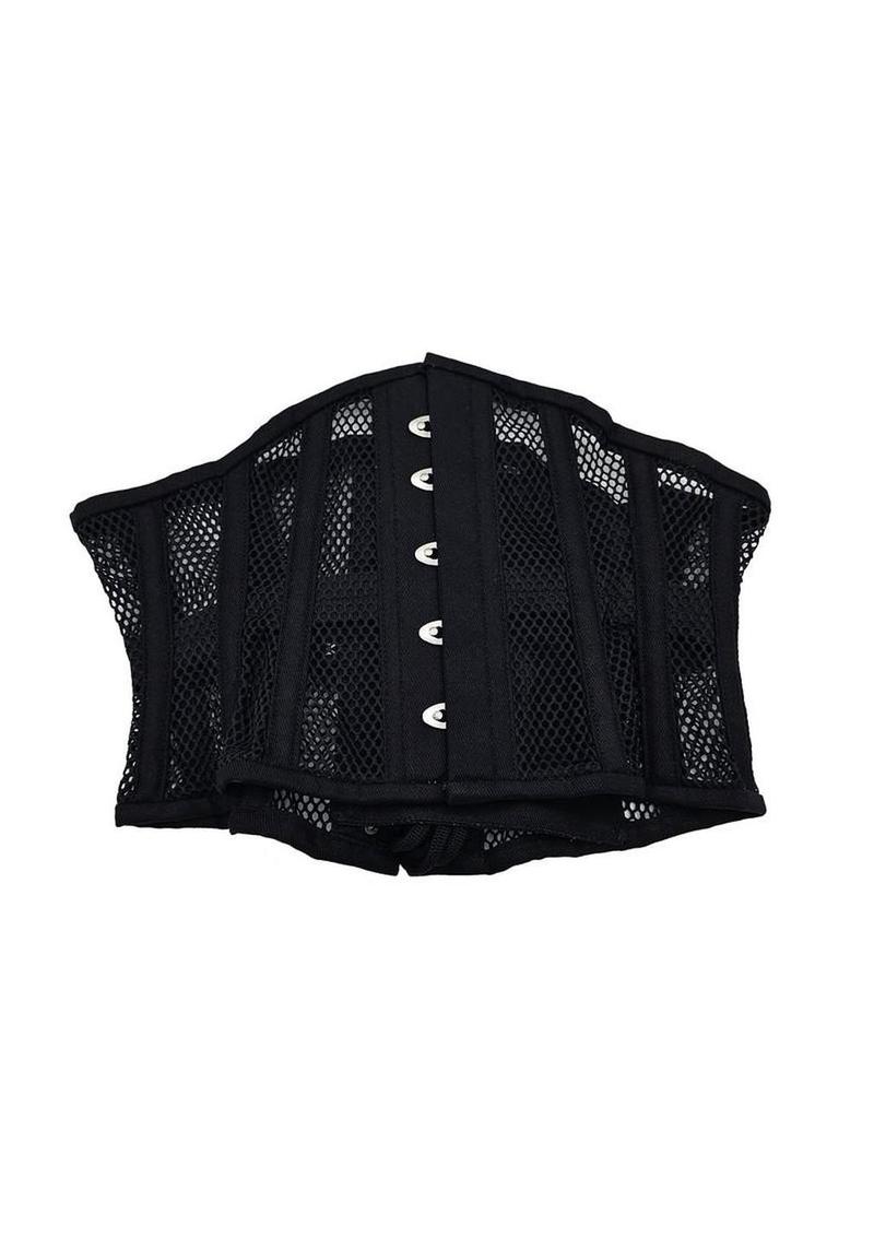 Rouge Mesh Corset - 3X/4X - Black