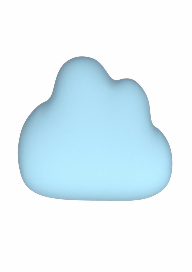 Play With Me Cuddle Cloud Rechargeable Silicone Clitoral Massager - Blue