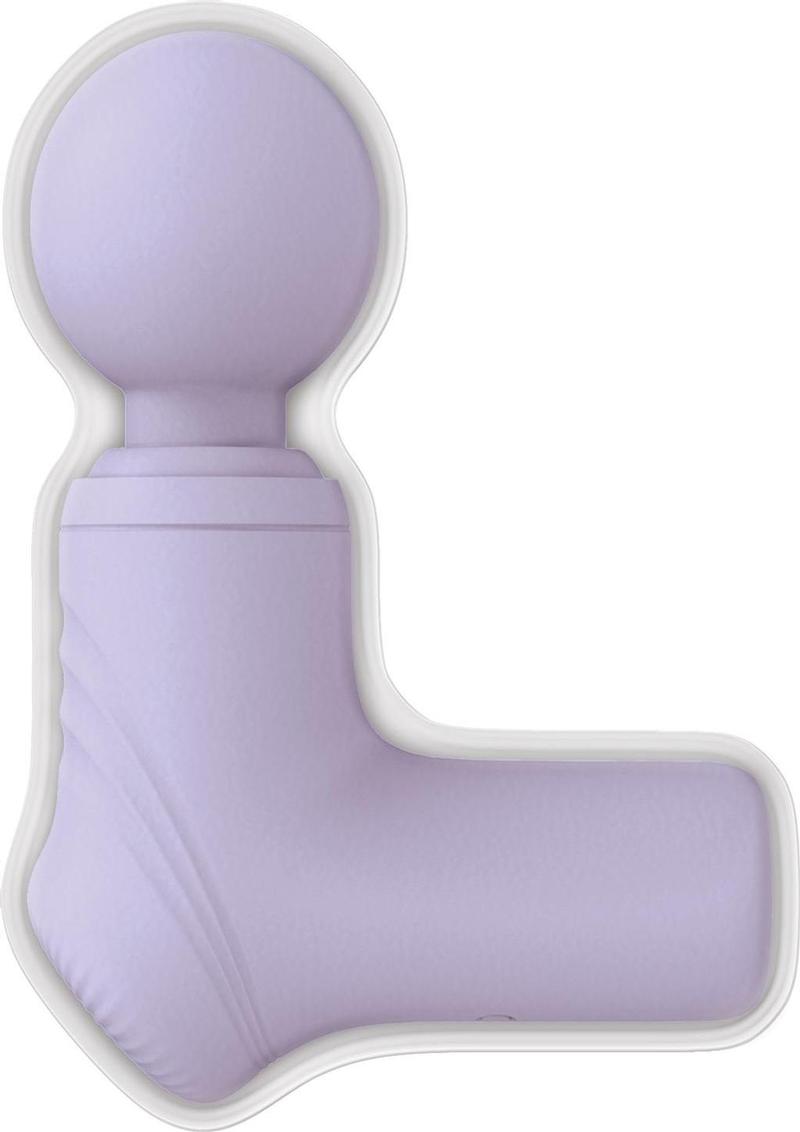 Wet Dreams Thumper Vibrating Silicone Rechargeable Massage Wand - Magenta