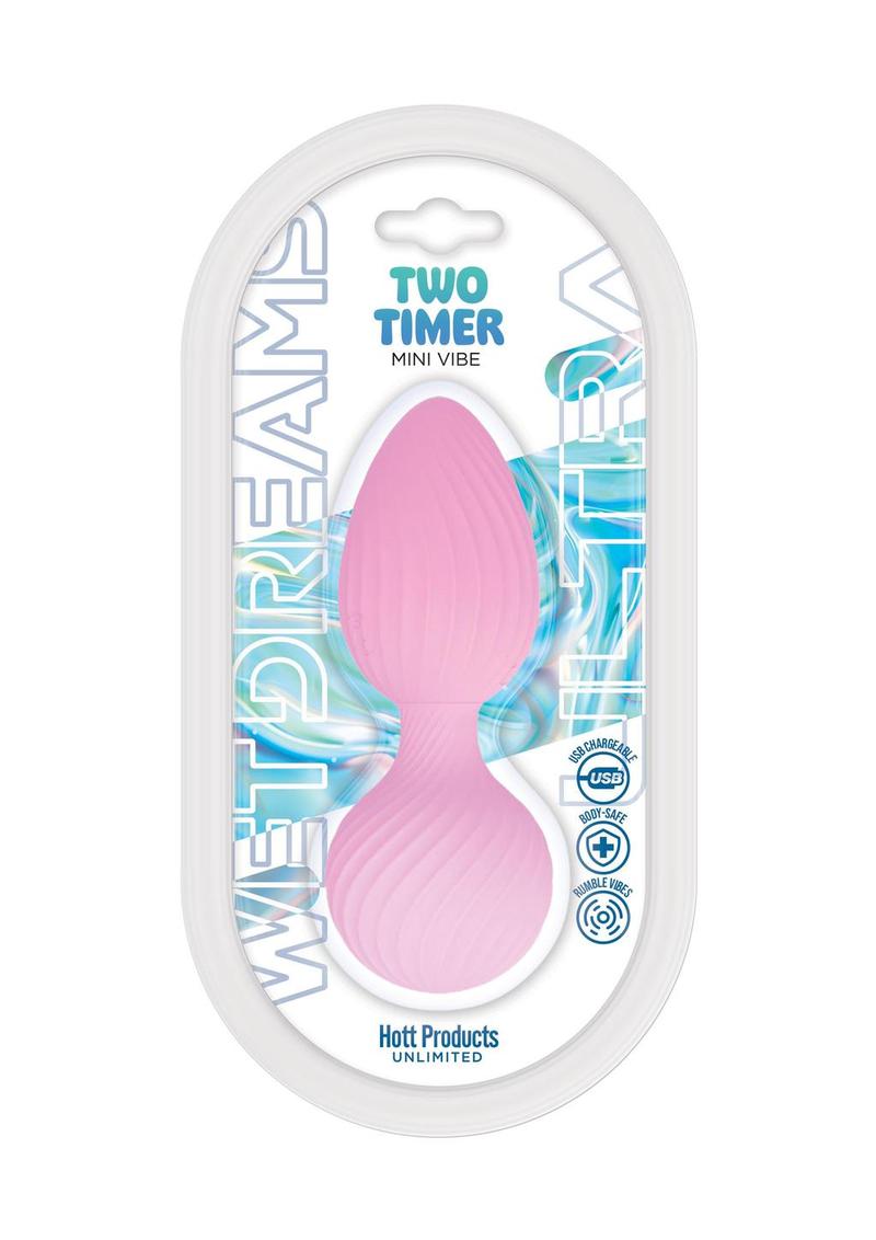 Wet Dreams Two Timer Rechargeable Silicone Pleasure Ball - Magenta